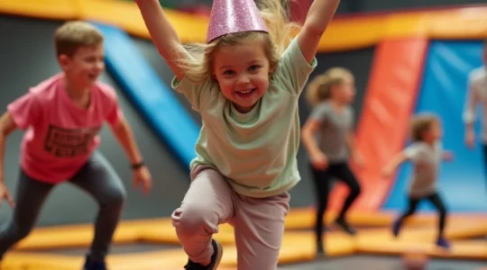Kindergeburtstag im Trampolinpark