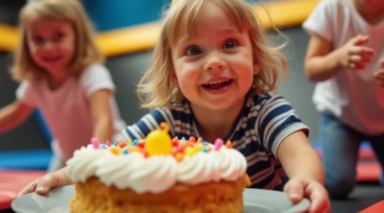 Kindergeburtstag im Trampolinpark
