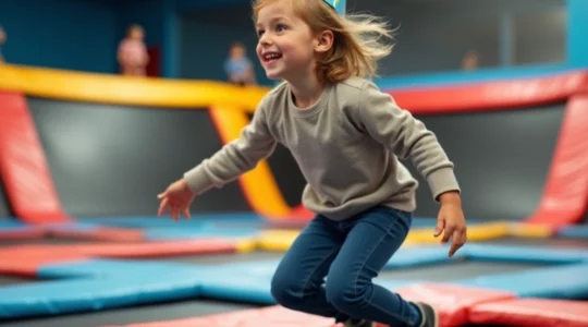 Kindergeburtstag im Trampolinpark